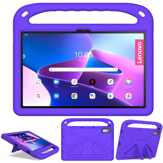 For Lenovo Pad Pro 2021 TB-J716F Handle Portable EVA Shockproof Tablet Case(Purple) - Lenovo by PMC Jewellery | Online Shopping South Africa | PMC Jewellery | Buy Now Pay Later Mobicred