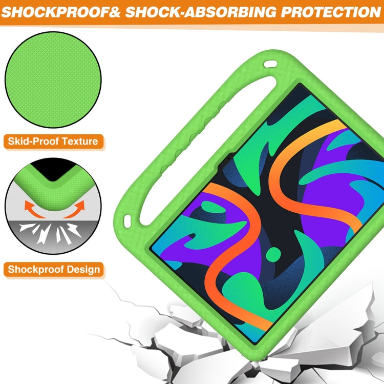 For Lenovo Tab M11/ Xiaoxin Pad 11 2024 Handle Portable EVA Shockproof Tablet Case(Green) - Lenovo by PMC Jewellery | Online Shopping South Africa | PMC Jewellery | Buy Now Pay Later Mobicred