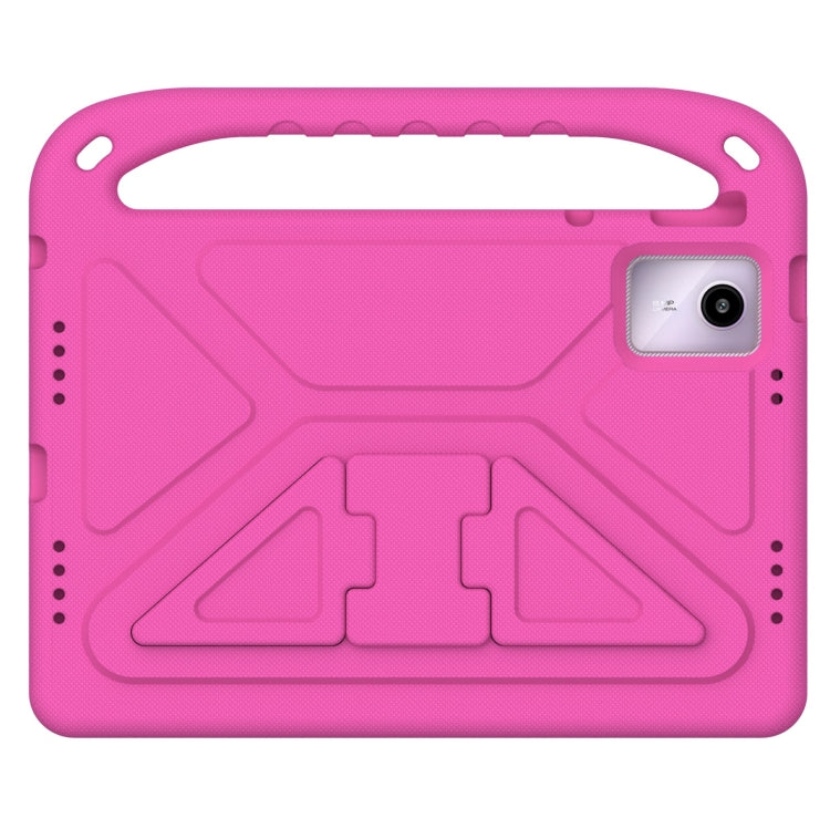 For Lenovo Tab M11/ Xiaoxin Pad 11 2024 Handle Portable EVA Shockproof Tablet Case(Rose Red) - Lenovo by PMC Jewellery | Online Shopping South Africa | PMC Jewellery | Buy Now Pay Later Mobicred