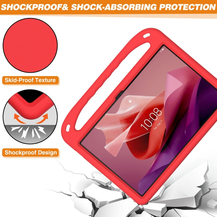 For Lenovo Tab P12 12.7 Handle Portable EVA Shockproof Tablet Case(Red) - Lenovo by PMC Jewellery | Online Shopping South Africa | PMC Jewellery | Buy Now Pay Later Mobicred