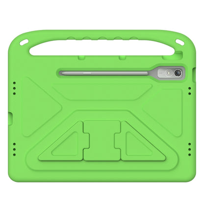 For Lenovo Tab P12 12.7 Handle Portable EVA Shockproof Tablet Case(Green) - Lenovo by PMC Jewellery | Online Shopping South Africa | PMC Jewellery | Buy Now Pay Later Mobicred