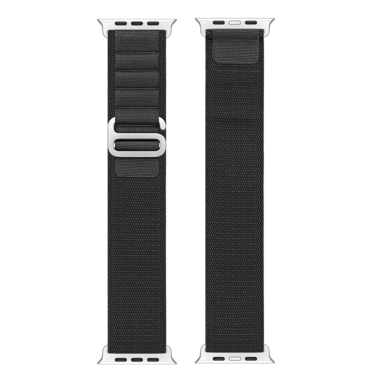 For Apple Watch Ultra 49mm DUX DUCIS GS Series Nylon Loop Watch Band(Black) - Watch Bands by DUX DUCIS | Online Shopping South Africa | PMC Jewellery | Buy Now Pay Later Mobicred