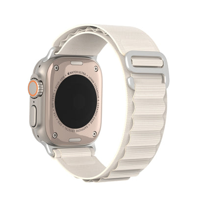 For Apple Watch Ultra 49mm DUX DUCIS GS Series Nylon Loop Watch Band(Starlight) - Watch Bands by DUX DUCIS | Online Shopping South Africa | PMC Jewellery | Buy Now Pay Later Mobicred