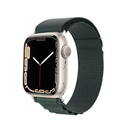 For Apple Watch SE 2022 40mm DUX DUCIS GS Series Nylon Loop Watch Band(Green) - Watch Bands by DUX DUCIS | Online Shopping South Africa | PMC Jewellery | Buy Now Pay Later Mobicred