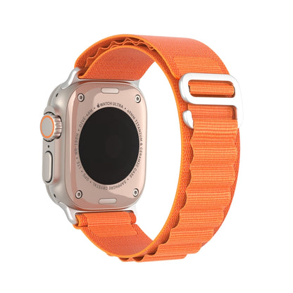 For Apple Watch SE 2022 40mm DUX DUCIS GS Series Nylon Loop Watch Band(Orange) - Watch Bands by DUX DUCIS | Online Shopping South Africa | PMC Jewellery | Buy Now Pay Later Mobicred