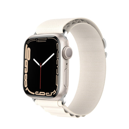 For Apple Watch Series 7 45mm DUX DUCIS GS Series Nylon Loop Watch Band(Starlight) - Watch Bands by DUX DUCIS | Online Shopping South Africa | PMC Jewellery | Buy Now Pay Later Mobicred