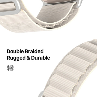 For Apple Watch SE 44mm DUX DUCIS GS Series Nylon Loop Watch Band(Starlight) - Watch Bands by DUX DUCIS | Online Shopping South Africa | PMC Jewellery | Buy Now Pay Later Mobicred