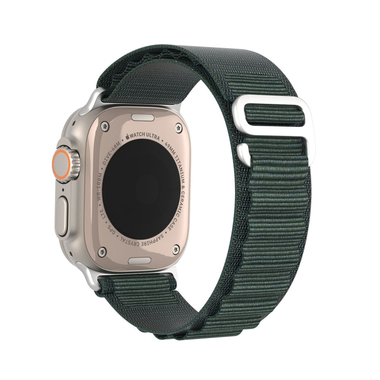 For Apple Watch SE 2023 40mm DUX DUCIS GS Series Nylon Loop Watch Band(Green) - Watch Bands by DUX DUCIS | Online Shopping South Africa | PMC Jewellery | Buy Now Pay Later Mobicred