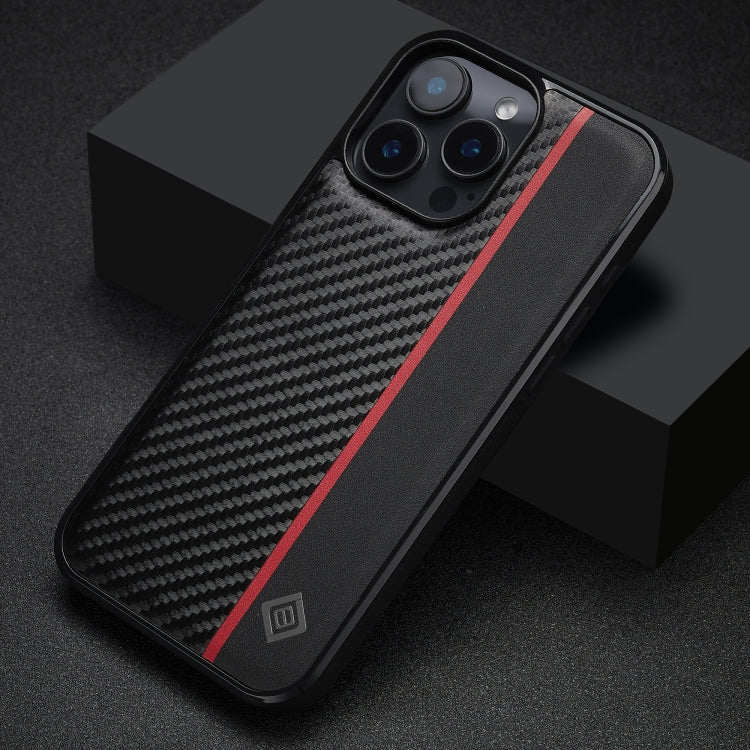 For iPhone 16 Pro Max LC.IMEEKE 3 in 1 Carbon Fiber Texture Shockproof Phone Case(Black) - iPhone 16 Pro Max Cases by LC.IMEEKE | Online Shopping South Africa | PMC Jewellery | Buy Now Pay Later Mobicred