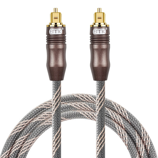 20m EMK OD6.0mm Toslink Square Port to Square Port TV Digital Audio Optical Fiber Connecting Cable - Audio Optical Cables by EMK | Online Shopping South Africa | PMC Jewellery | Buy Now Pay Later Mobicred