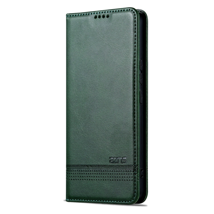 For Samsung Galaxy S24 5G AZNS Magnetic Calf Texture Flip Leather Phone Case(Dark Green) - Galaxy S24 5G Cases by AZNS | Online Shopping South Africa | PMC Jewellery | Buy Now Pay Later Mobicred