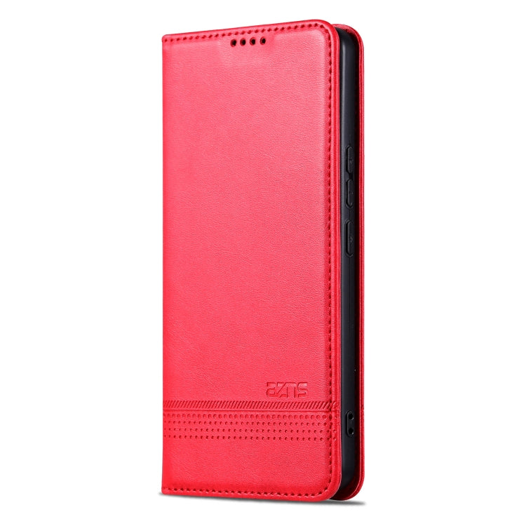 For Samsung Galaxy S24+ 5G AZNS Magnetic Calf Texture Flip Leather Phone Case(Red) - Galaxy S24+ 5G Cases by AZNS | Online Shopping South Africa | PMC Jewellery | Buy Now Pay Later Mobicred