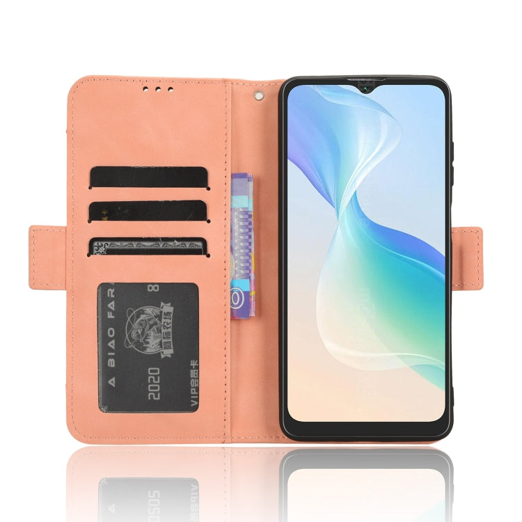 For Blackview Oscal C30 / C30 Pro Skin Feel Calf Texture Card Slots Leather Phone Case(Pink) - More Brand by PMC Jewellery | Online Shopping South Africa | PMC Jewellery