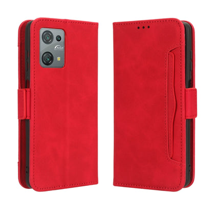 For Blackview Oscal C30 / C30 Pro Skin Feel Calf Texture Card Slots Leather Phone Case(Red) - More Brand by PMC Jewellery | Online Shopping South Africa | PMC Jewellery