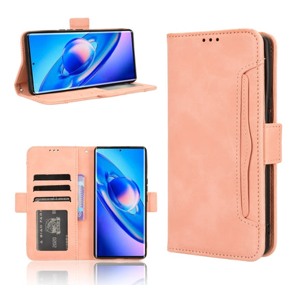 For Blackview A200 Pro Skin Feel Calf Texture Card Slots Leather Phone Case(Pink) - More Brand by PMC Jewellery | Online Shopping South Africa | PMC Jewellery