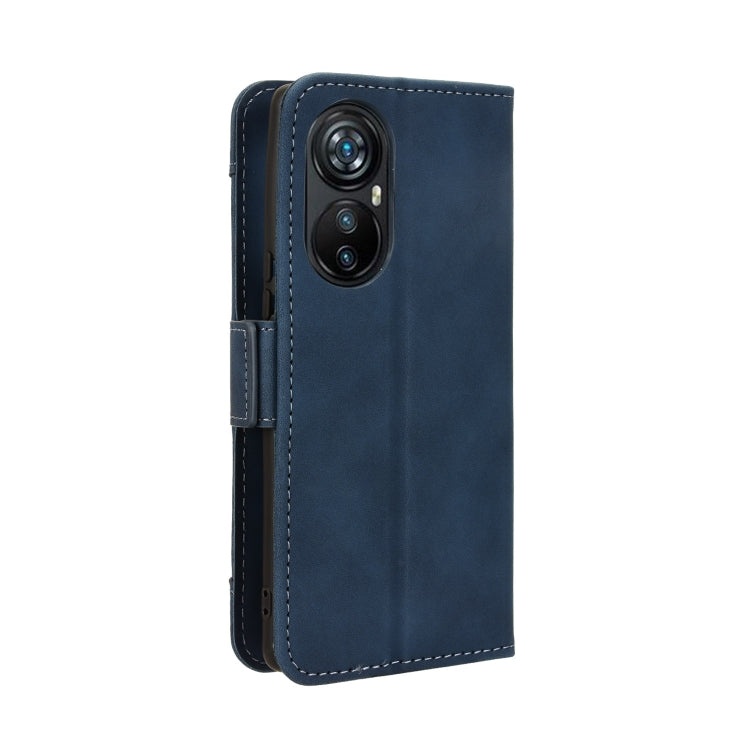 For Blackview A200 Pro Skin Feel Calf Texture Card Slots Leather Phone Case(Blue) - More Brand by PMC Jewellery | Online Shopping South Africa | PMC Jewellery