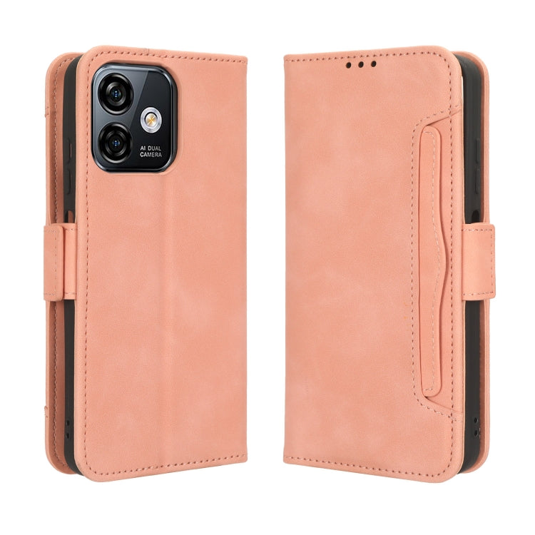 For Ulefone Note 16 Pro Skin Feel Calf Texture Card Slots Leather Phone Case(Pink) - Ulefone Cases by PMC Jewellery | Online Shopping South Africa | PMC Jewellery | Buy Now Pay Later Mobicred