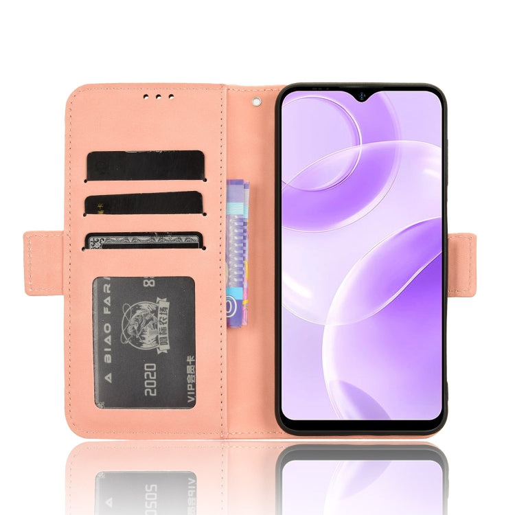 For Ulefone Note 15 Skin Feel Calf Texture Card Slots Leather Phone Case(Pink) - Ulefone Cases by PMC Jewellery | Online Shopping South Africa | PMC Jewellery | Buy Now Pay Later Mobicred