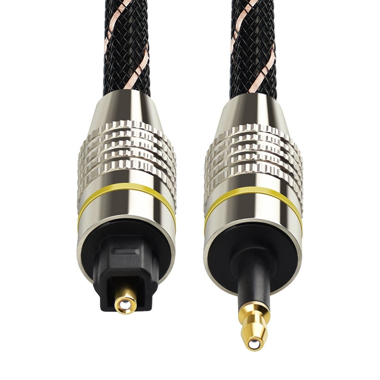 10m EMK OD6.0mm Square Port to Round Port Set-top Box Digital Audio Optical Fiber Connecting Cable - Audio Optical Cables by EMK | Online Shopping South Africa | PMC Jewellery | Buy Now Pay Later Mobicred