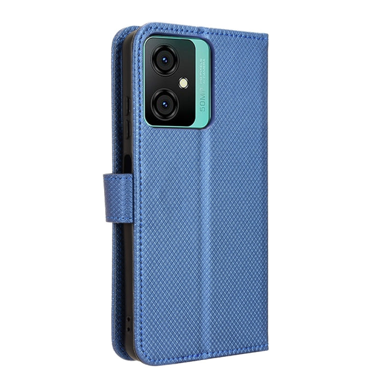 For Blackview Oscal C70 Diamond Texture Leather Phone Case(Blue) - More Brand by PMC Jewellery | Online Shopping South Africa | PMC Jewellery