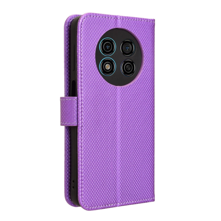 For Ulefone Note 15 Diamond Texture Leather Phone Case(Purple) - Ulefone Cases by PMC Jewellery | Online Shopping South Africa | PMC Jewellery | Buy Now Pay Later Mobicred