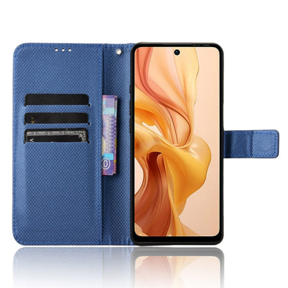 For Ulefone Note 18 Ultra Diamond Texture Leather Phone Case(Blue) - Ulefone Cases by PMC Jewellery | Online Shopping South Africa | PMC Jewellery | Buy Now Pay Later Mobicred