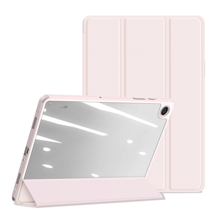 For Samsung Galaxy Tab A9+ DUX DUCIS TOBY Series Antiskid Leather Tablet Case with Sleep / Wake-up Function(Pink) - Galaxy Tab A9+ by DUX DUCIS | Online Shopping South Africa | PMC Jewellery | Buy Now Pay Later Mobicred