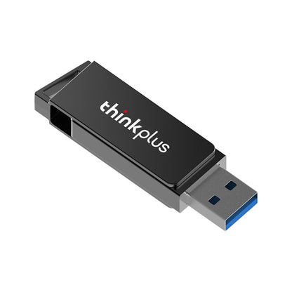 Lenovo Thinkplus USB 3.0 Rotating Flash Drive, Memory:128GB(Black) - USB Flash Drives by Lenovo | Online Shopping South Africa | PMC Jewellery | Buy Now Pay Later Mobicred