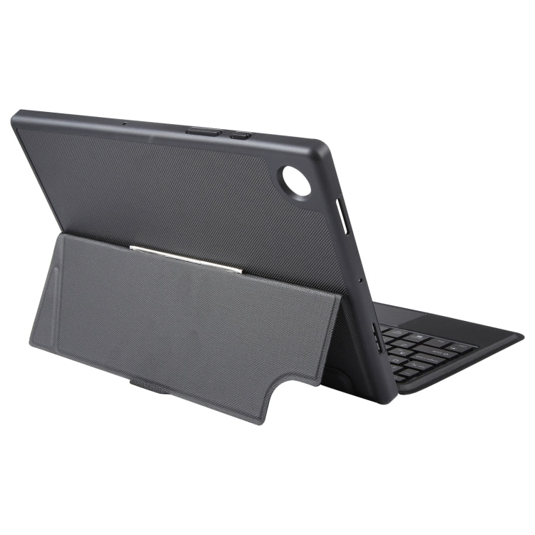 TA08B-AS Pivot Backlight Lower Pen Slot Bluetooth Keyboard Leather Case For Samsung Galaxy Tab A8 10.5/X205/X200(Black) - Samsung Keyboard by PMC Jewellery | Online Shopping South Africa | PMC Jewellery