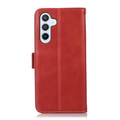 For Samsung Galaxy S24+ Crazy Horse Top Layer Cowhide Leather Phone Case(Red) - Galaxy S24+ 5G Cases by PMC Jewellery | Online Shopping South Africa | PMC Jewellery | Buy Now Pay Later Mobicred