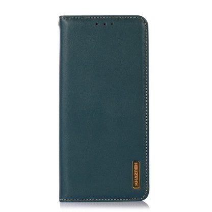 For Samsung Galaxy S24 Ultra KHAZNEH Nappa Top Layer Cowhide Leather Phone Case(Green) - Galaxy Phone Cases by PMC Jewellery | Online Shopping South Africa | PMC Jewellery | Buy Now Pay Later Mobicred