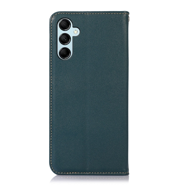 For Samsung Galaxy S24+ KHAZNEH Nappa Top Layer Cowhide Leather Phone Case(Green) - Galaxy Phone Cases by PMC Jewellery | Online Shopping South Africa | PMC Jewellery | Buy Now Pay Later Mobicred