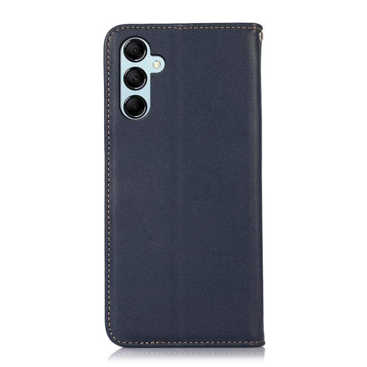 For Samsung Galaxy S24+ KHAZNEH Nappa Top Layer Cowhide Leather Phone Case(Blue) - Galaxy Phone Cases by PMC Jewellery | Online Shopping South Africa | PMC Jewellery | Buy Now Pay Later Mobicred