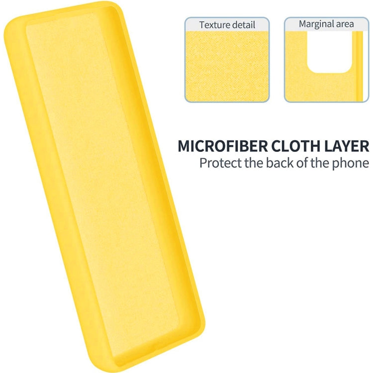 For Honor Magic5 Pro Solid Color Liquid Silicone Dropproof Full Coverage Phone Case(Yellow) - Honor Cases by PMC TechLife | Online Shopping South Africa | PMC TechLife | Buy Now Pay Later Mobicred