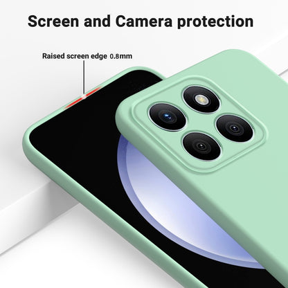 For Honor X8b Pure Color Liquid Silicone Shockproof Phone Case(Green) - Honor Cases by PMC Jewellery | Online Shopping South Africa | PMC Jewellery | Buy Now Pay Later Mobicred