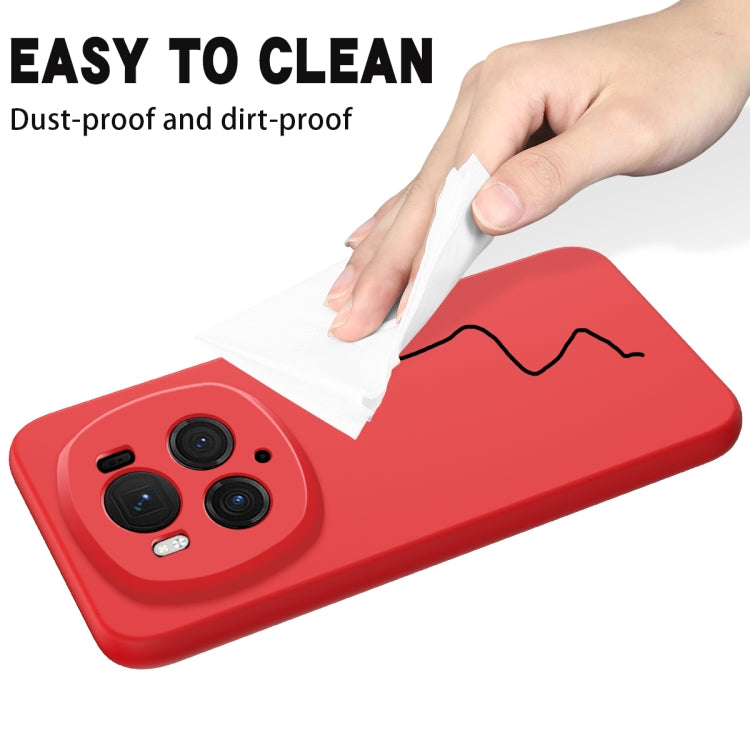 For Honor Magic6 Pro Solid Color Liquid Silicone Dropproof Full Coverage Phone Case(Red) - Honor Cases by PMC TechLife | Online Shopping South Africa | PMC TechLife | Buy Now Pay Later Mobicred