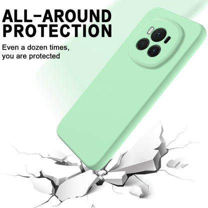 For Honor Magic6 Pure Color Liquid Silicone Shockproof Phone Case(Green) - Honor Cases by PMC Jewellery | Online Shopping South Africa | PMC Jewellery | Buy Now Pay Later Mobicred