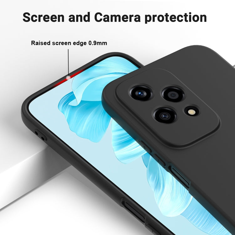 For Honor 200 Lite Global Solid Color Liquid Silicone Dropproof Full Coverage Phone Case(Black) - free shipping - PMC TechLife - Order now!
