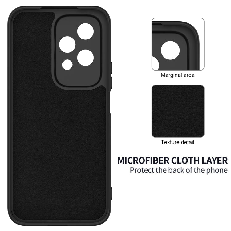 For Honor 200 Lite Global Solid Color Liquid Silicone Dropproof Full Coverage Phone Case(Black) - free shipping - PMC TechLife - Order now!