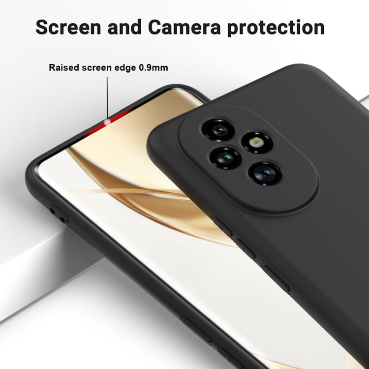 For Honor 200 Pro Solid Color Liquid Silicone Dropproof Full Coverage Phone Case(Black) - free shipping - PMC TechLife - Order now!