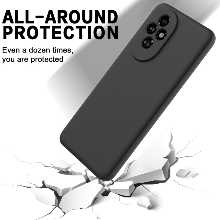 For Honor 200 Pro Solid Color Liquid Silicone Dropproof Full Coverage Phone Case(Black) - free shipping - PMC TechLife - Order now!