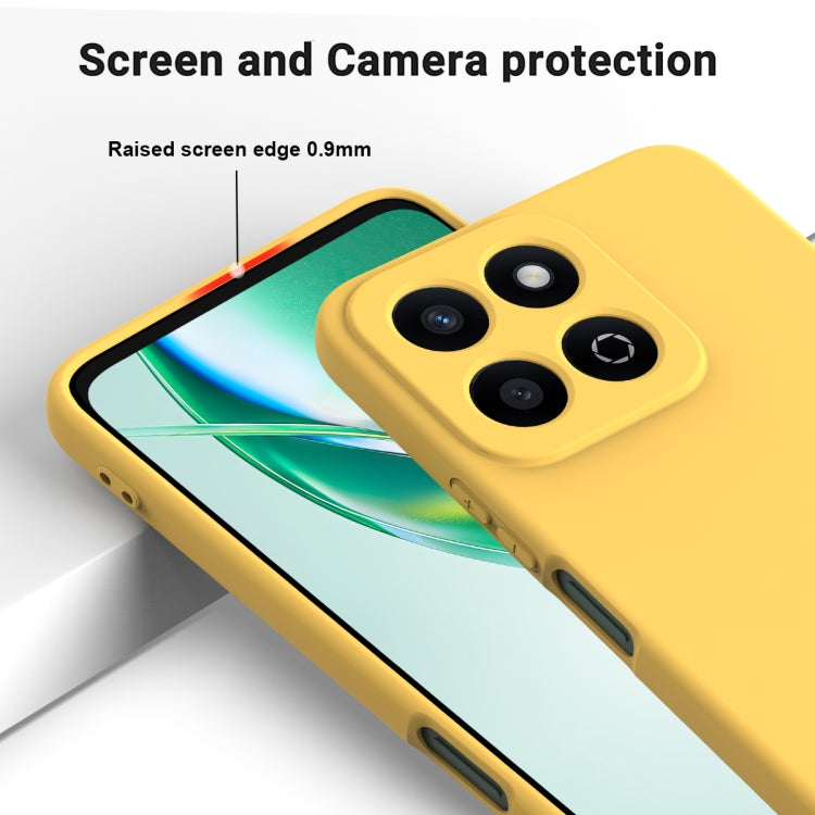 For Honor 200 Smart Solid Color Liquid Silicone Dropproof Full Coverage Phone Case(Yellow) - free shipping - PMC TechLife - Order now!
