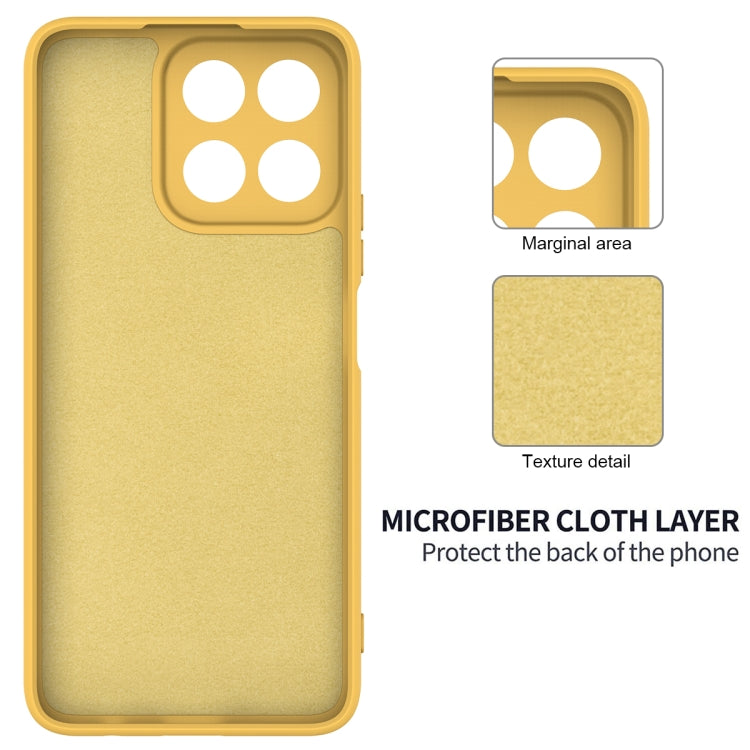 For Honor 200 Smart Solid Color Liquid Silicone Dropproof Full Coverage Phone Case(Yellow) - free shipping - PMC TechLife - Order now!