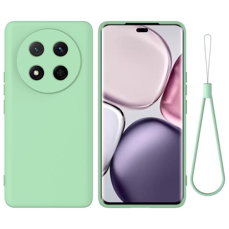 For Honor Magic7 Lite Solid Color Liquid Silicone Dropproof Full Coverage Phone Case(Green) - free shipping - PMC TechLife - Order now!