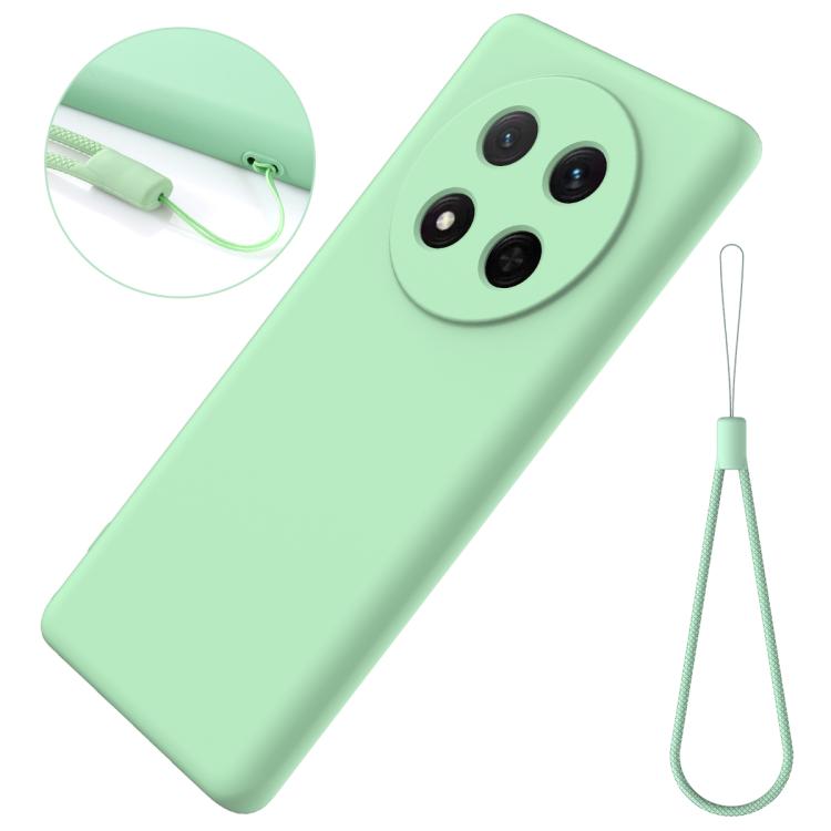 For Honor Magic7 Lite Solid Color Liquid Silicone Dropproof Full Coverage Phone Case(Green) - free shipping - PMC TechLife - Order now!
