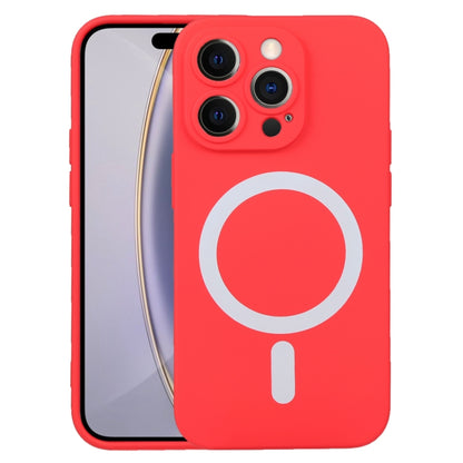 For iPhone 16 Pro Liquid Silicone Magsafe Phone Case(Red) - iPhone 16 Pro Cases by PMC Jewellery | Online Shopping South Africa | PMC Jewellery | Buy Now Pay Later Mobicred