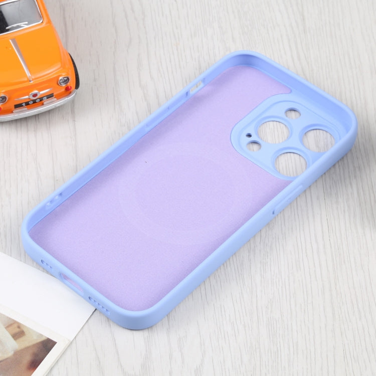 For iPhone 16 Liquid Silicone Magsafe Phone Case(Light Purple) - iPhone 16 Cases by PMC Jewellery | Online Shopping South Africa | PMC Jewellery | Buy Now Pay Later Mobicred