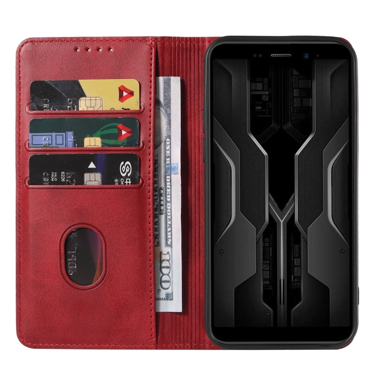 For Ulefone Armor X12 Magnetic Closure Leather Phone Case(Red) - Ulefone Cases by PMC Jewellery | Online Shopping South Africa | PMC Jewellery | Buy Now Pay Later Mobicred