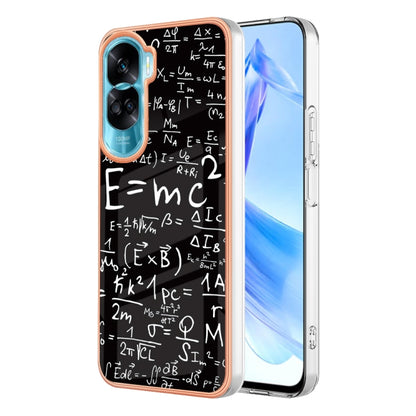 For Honor 90 Lite 5G Electroplating Marble Dual-side IMD Phone Case(Equation) - Honor Cases by PMC Jewellery | Online Shopping South Africa | PMC Jewellery | Buy Now Pay Later Mobicred