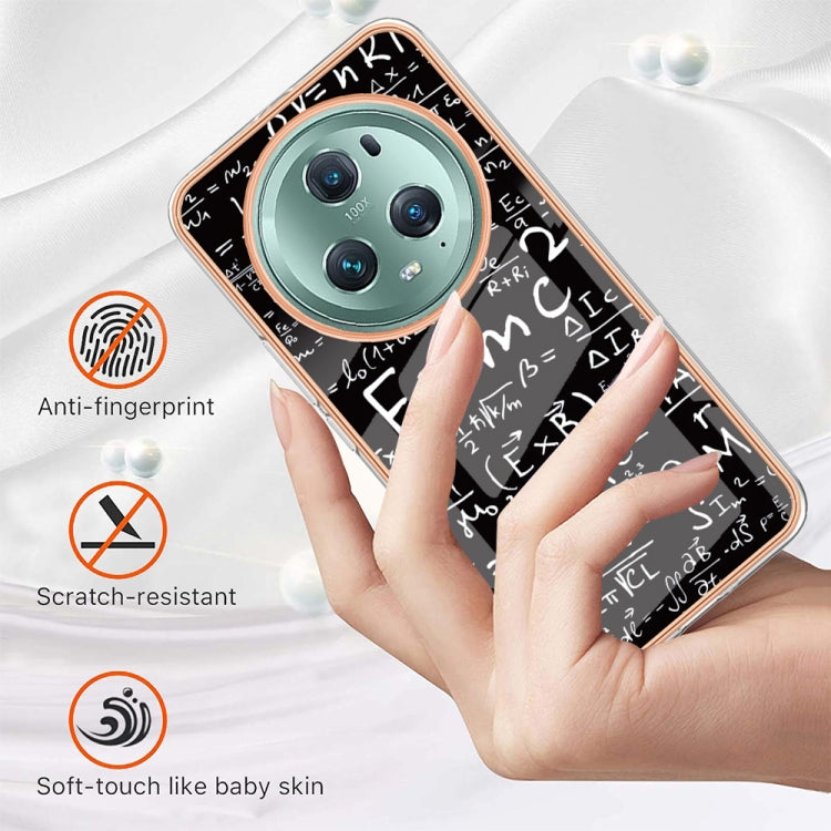 For Honor Magic 5 Pro Electroplating Marble Dual-side IMD Phone Case(Equation) - Honor Cases by PMC TechLife | Online Shopping South Africa | PMC TechLife | Buy Now Pay Later Mobicred